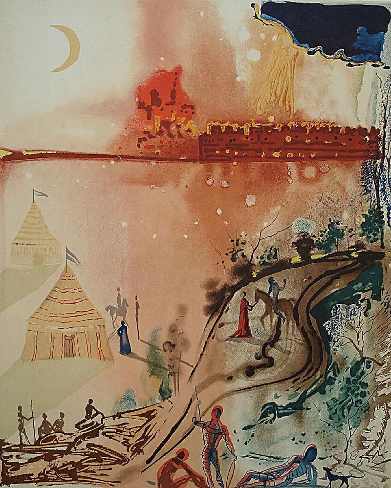 Salvador Dali The Siege of Jerusalem
